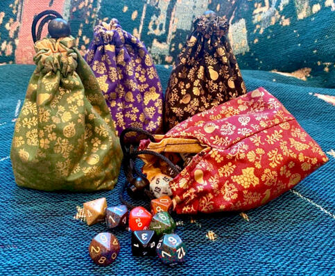 Pear and Pomegranate Dice Bags
